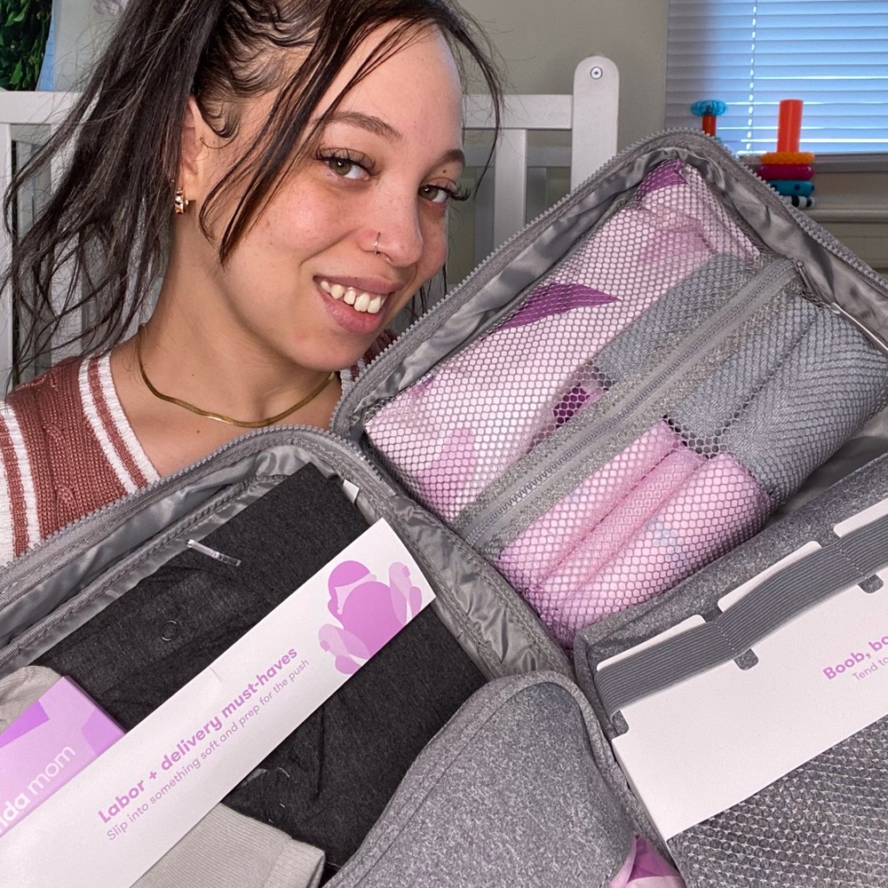 Morherloaded hospital bag fully packed